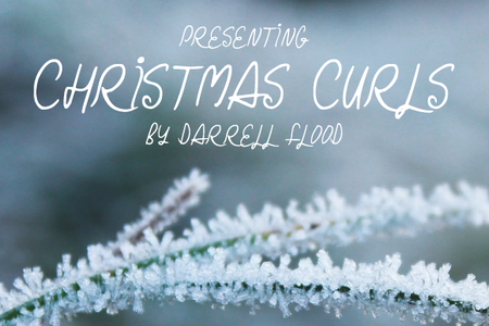 Christmas Curls font